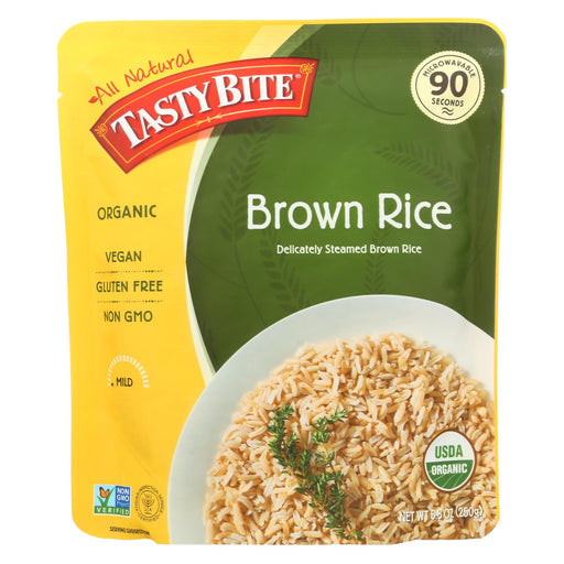 Tasty Bite Rice - Organic - Brown - 8.8 Oz - Case Of 6