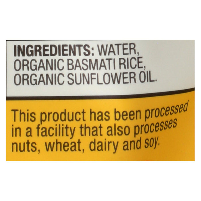 Tasty Bite Rice - Organic - Basmati - 8.8 Oz - Case Of 6