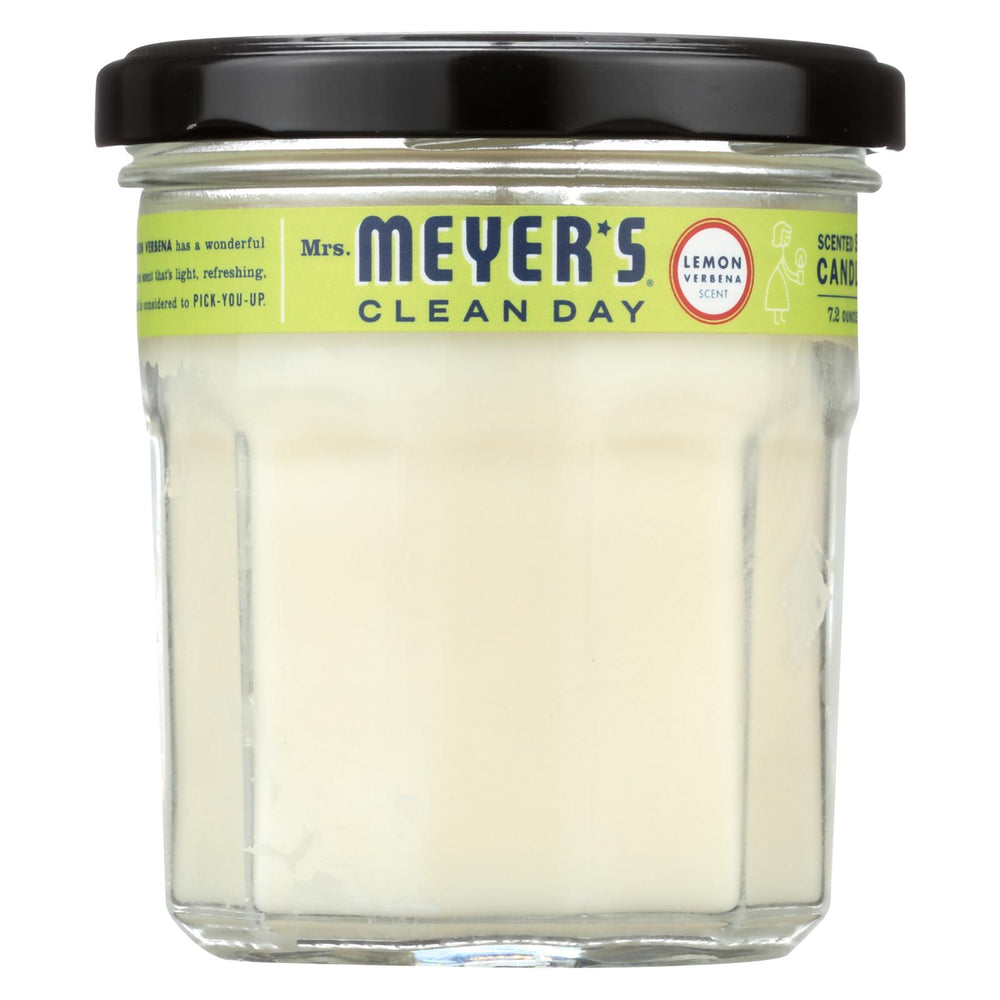 Mrs. Meyer's Clean Day - Soy Candle - Lemon Verbena - Case Of 6 - 7.2 Oz Candles