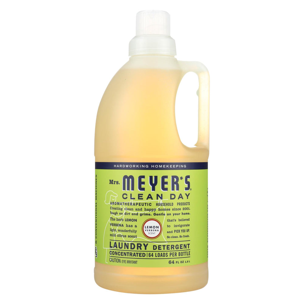 Mrs. Meyer's Clean Day - 2x Laundry Detergent - Lemon Verbana - Case Of 6 - 64 Oz