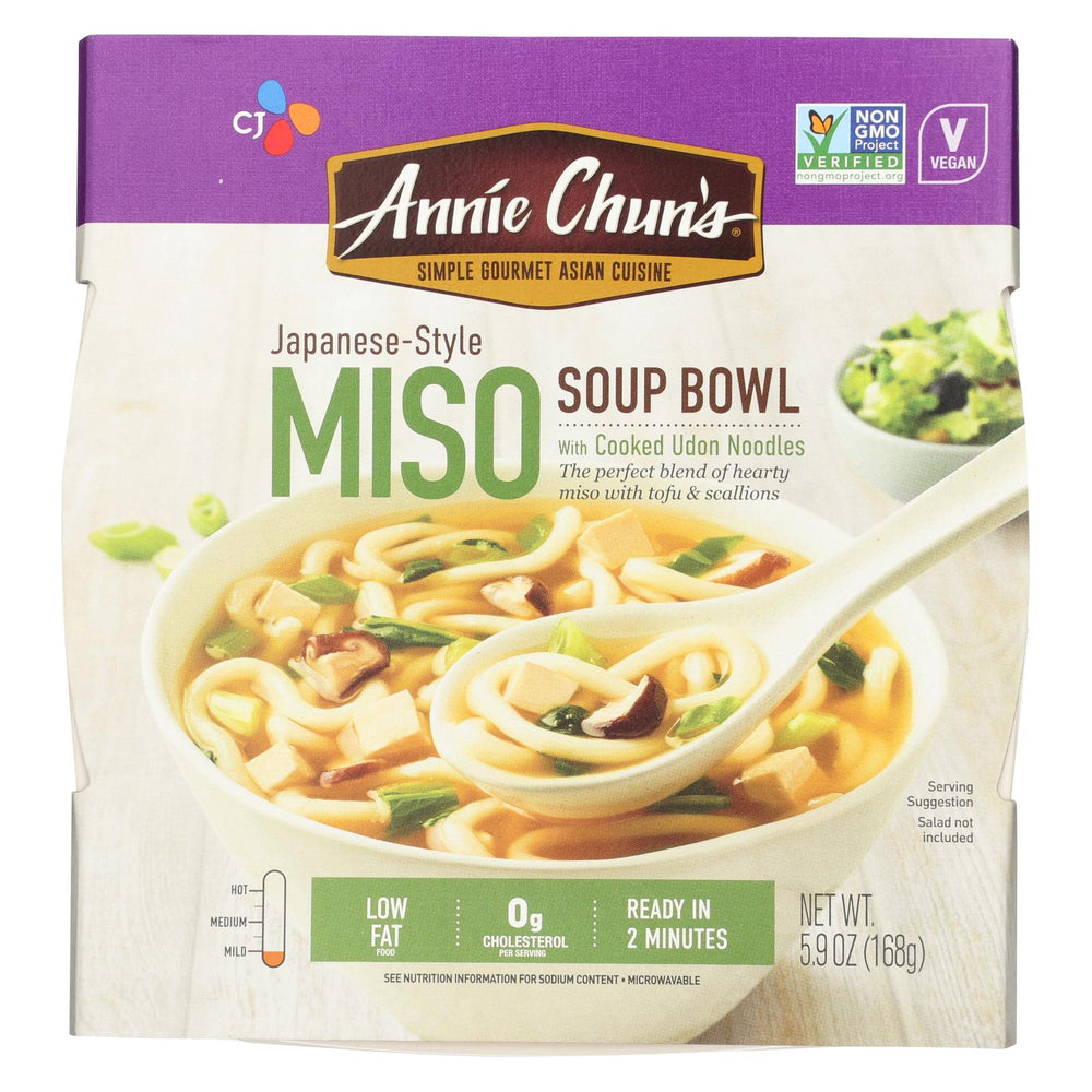 Annie Chun's Miso Soup Bowl - Case Of 6 - 5.9 Oz.