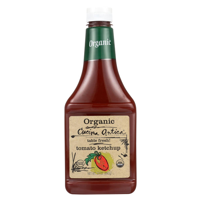 Cucina Antica Organic Tomato Ketchup - Case Of 12 - 24 Oz.