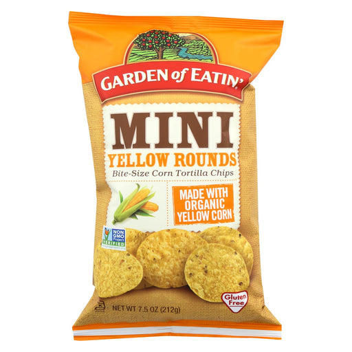 Garden Of Eatin' Mini White Corn Tortilla Rounds - Tortilla Rounds - Case Of 12 - 7.5 Oz.