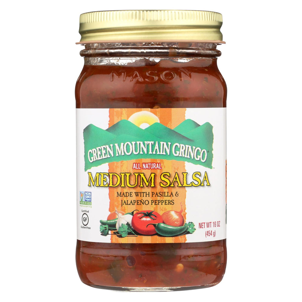 Green Mountain Gringo Medium Salsa - Case Of 12 - 16 Oz.