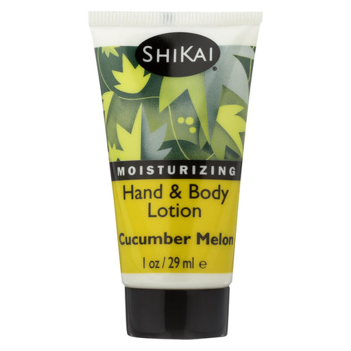 Shikai Products Lotion - All Natural - Cucumber Melon - Trial Size - 1 Oz - Case Of 12