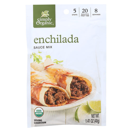 Simply Organic Enchilada Sauce - Organic - 1.41 Oz - Case Of 12