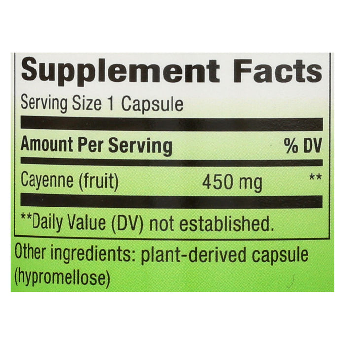 Nature's Way Cayenne And Pepper - 450 Mg - 100 Capsules
