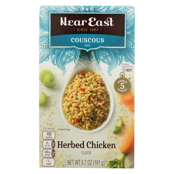 Near East Couscous Mix - Herb Chicken - Case Of 12 - 5.7 Oz.