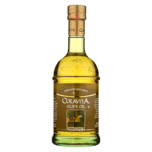 Colavita Pure Olive Oil - Case Of 12 - 0.5 Liter