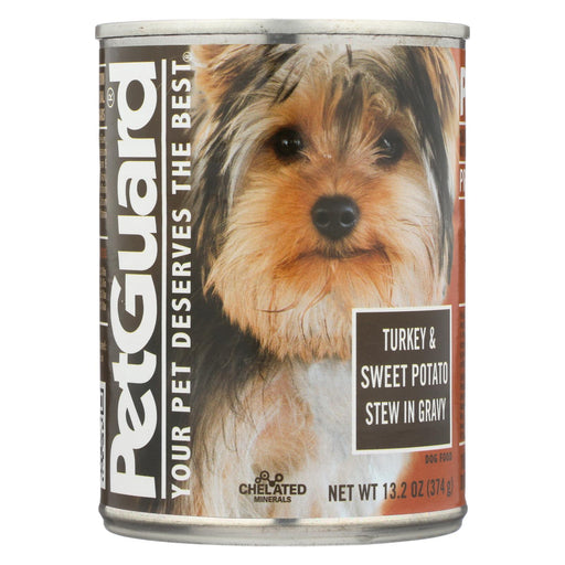 Petguard Dog Foods - Turkey And Sweet Potato Stew In Gravy - Case Of 12 - 13.2 Oz.