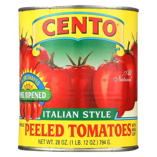 Cento Tomatoes - Italian Plum With Basil - Case Of 12 - 28 Oz
