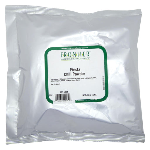 Frontier Herb Chili Powder Seasoning Blend - Fiesta - Bulk - 1 Lb