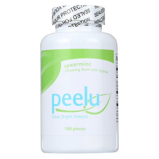 Peelu Chewing Gum - Spearmint - 100 Ct