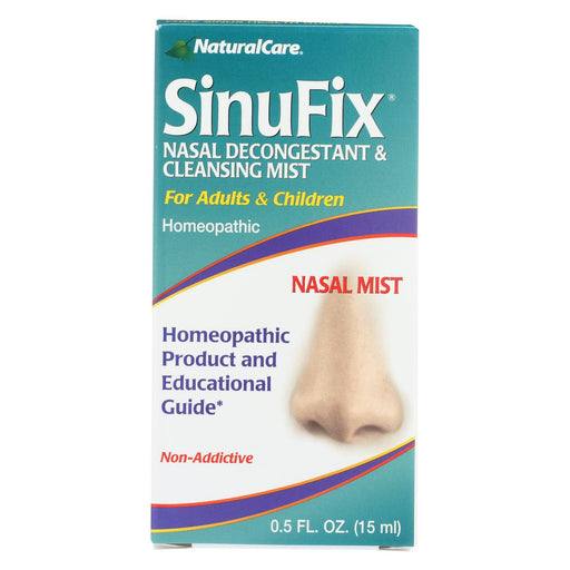 Natural Care Sinufix Nasal Decongestant And Cleansing Mist - 0.5 Fl Oz
