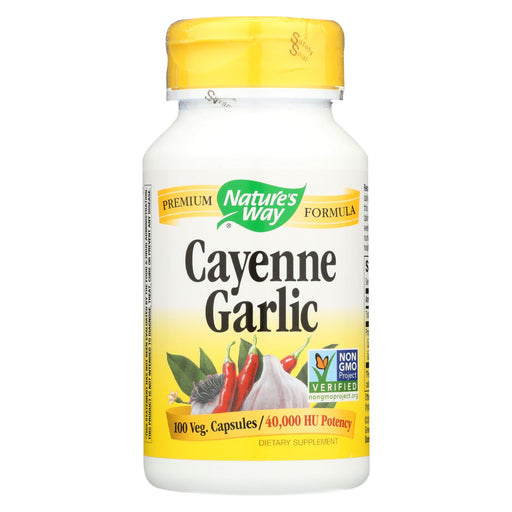 Nature's Way Cayenne And Garlic - 100 Capsules