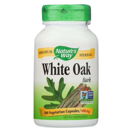 Nature's Way White Oak Bark - 100 Capsules