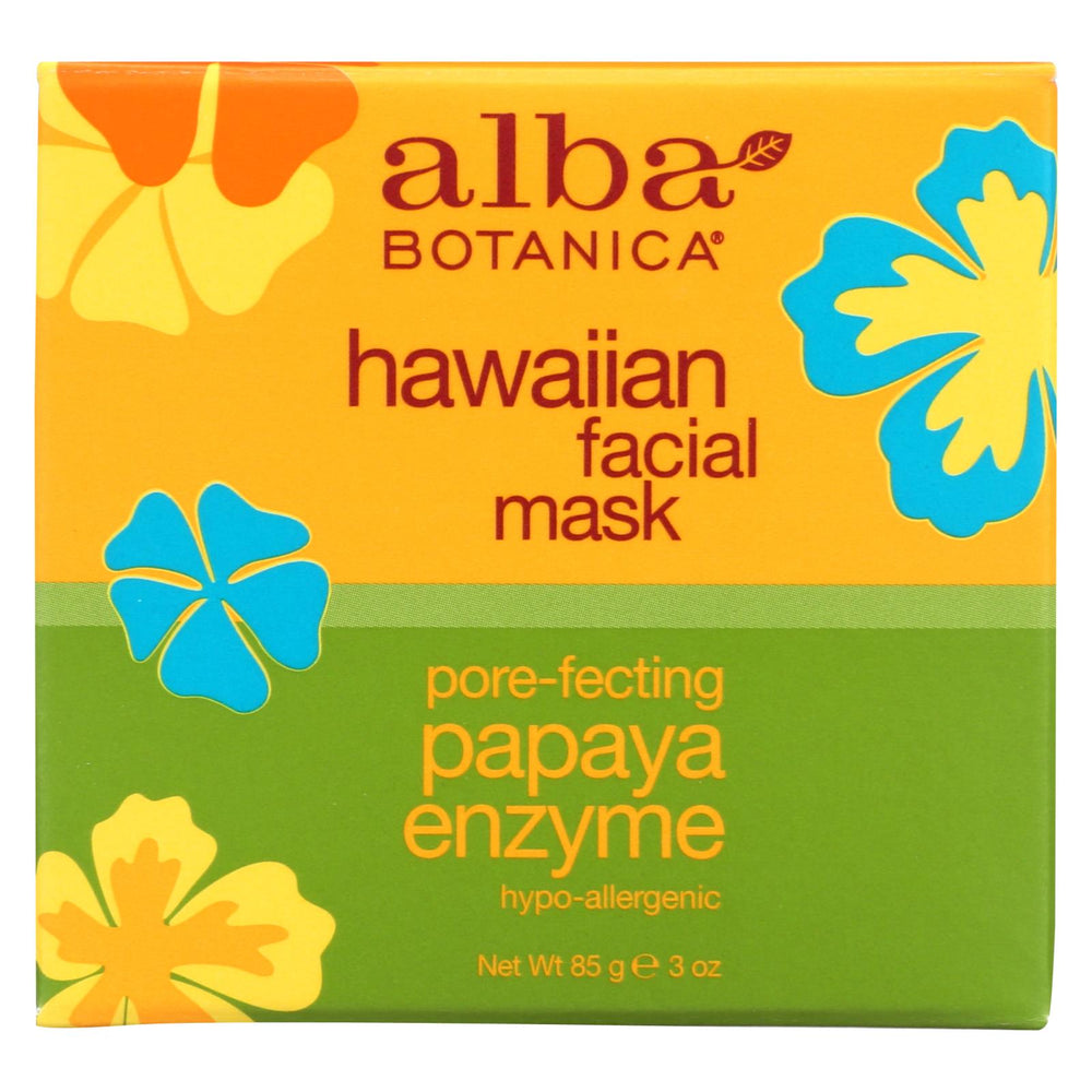 Alba Botanica Hawaiian Papaya Enzyme Facial Mask - 3 Oz