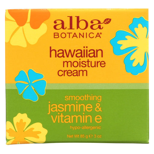 Alba Botanica Hawaiian Moisture Cream Jasmine And Vitamin E - 3 Oz