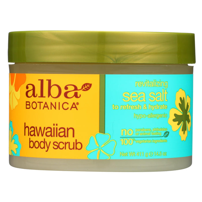 Alba Botanica Hawaiian Sea Salt Body Scrub - 14.5 Oz
