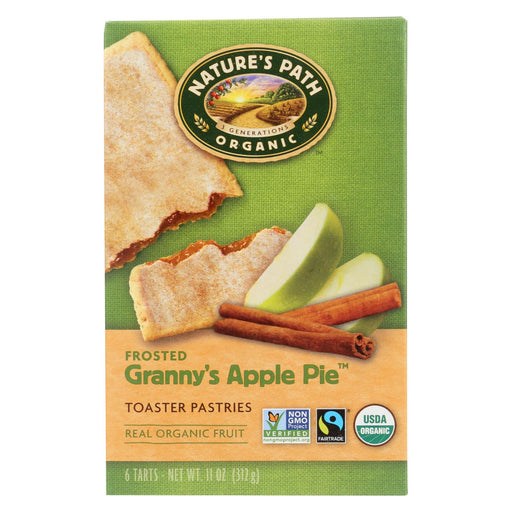 Nature's Path Organic Frosted Toaster Pastries - Granny's Apple Pie - Case Of 12 - 11 Oz.