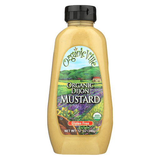 Organic Ville Stone Ground Organic - Mustard - Case Of 12 - 12 Oz.