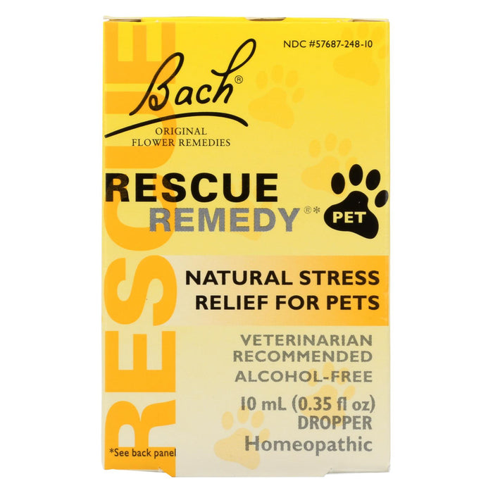 Bach Flower Remedies Rescue Remedy Stress Relief For Pets - 10 Ml