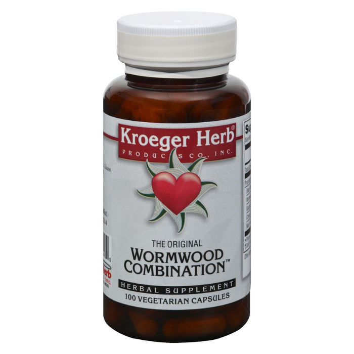 Kroeger Herb Wormwood Combination - 100 Vegetarian Capsules