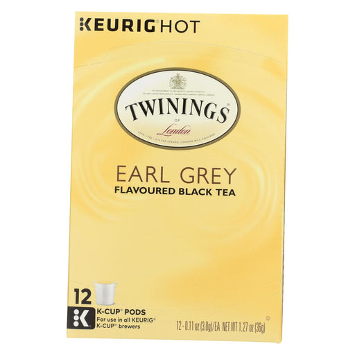 Twining's Tea Black Tea - Earl Grey - Case Of 6 - 12 Count