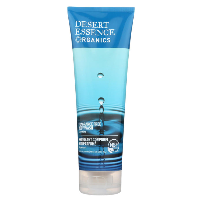Desert Essence Pure Body Wash Fragrance Free - 8 Fl Oz