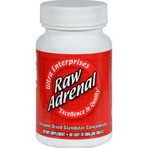 Ultra Glandulars Raw Adrenal - 200 Mg - 60 Tablets
