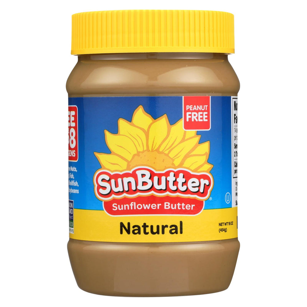 Sunbutter Sunflower Butter - Natural - Case Of 6 - 16 Oz.