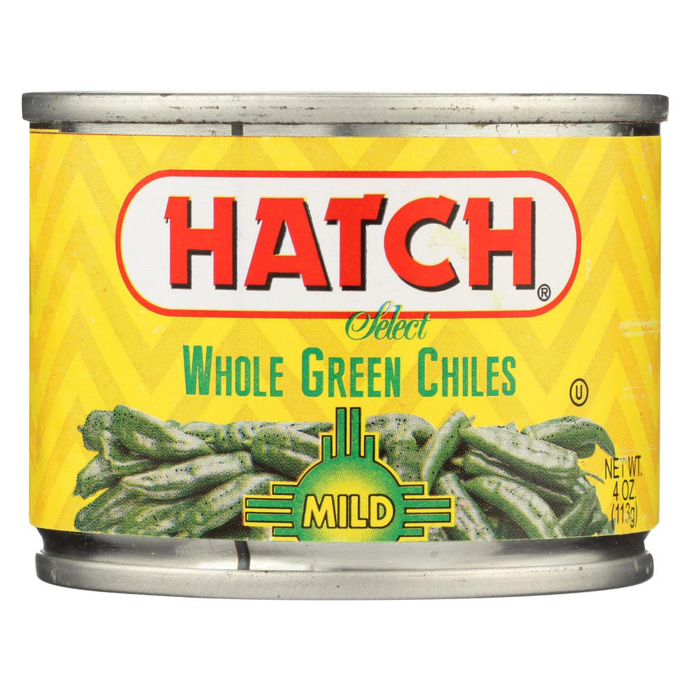 Hatch Chili Green Chiles - Mild Whole - Case Of 12 - 4 Oz.