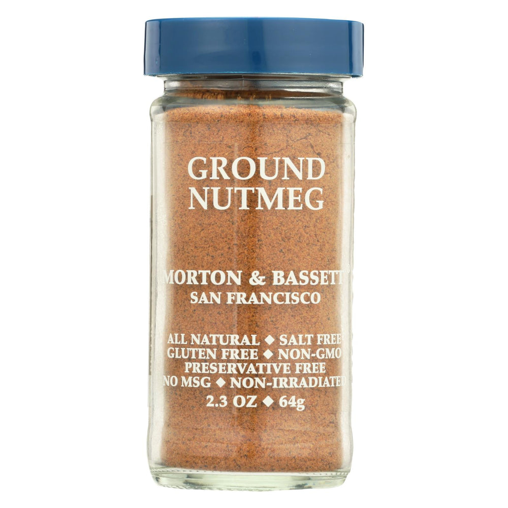 Morton And Bassett Seasoning - Nutmeg - Ground - 2.3 Oz - Case Of 3