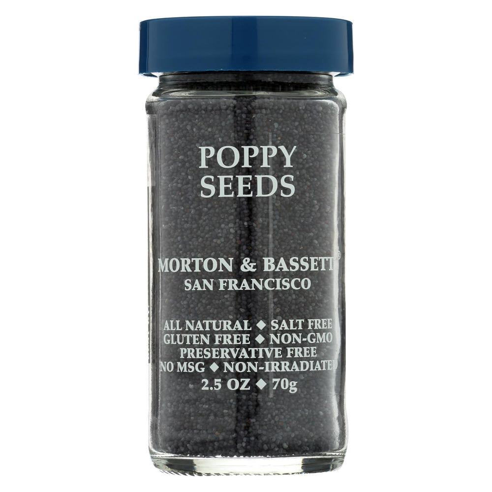 Morton And Bassett Seasoning - Poppy Seeds - 2.5 Oz - Case Of 3