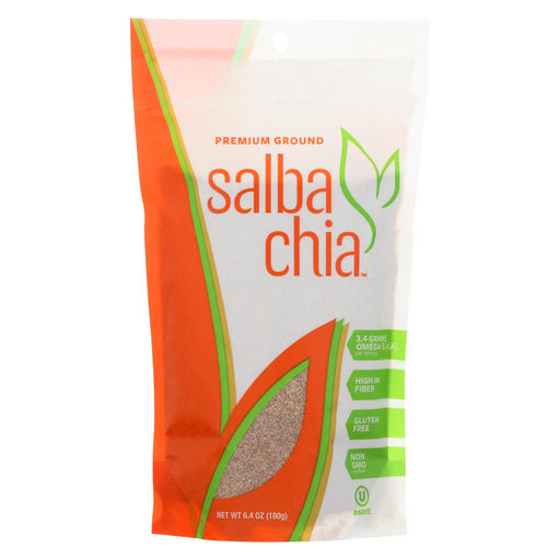 Salba Smart Premium Ground Salba Chia Seeds - 6.4 Oz - Case Of 6
