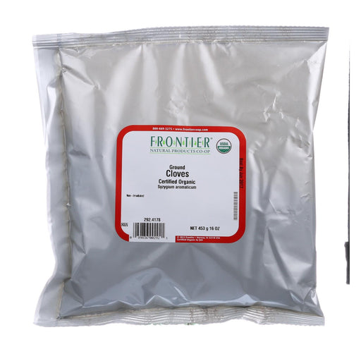 Frontier Herb Cloves - Organic - Powder - Ground - Bulk - 1 Lb