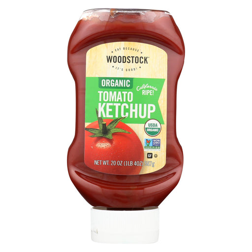 Woodstock Organic Tomato Ketchup - Case Of 12 - 20 Oz.