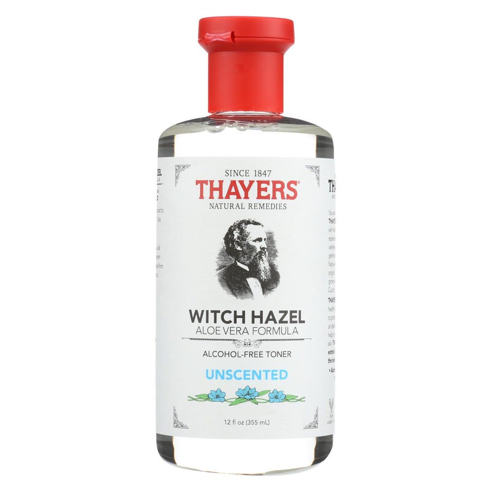 Thayers Witch Hazel With Aloe Vera Unscented - 12 Fl Oz