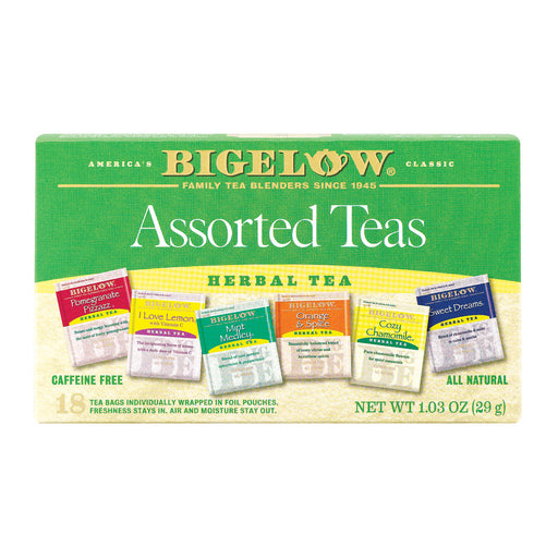 Bigelow Tea Assorted Herb Tea - Case Of 6 - 18 Bag
