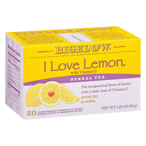 Bigelow Tea I Love Lemon Herb Tea - Case Of 6 - 20 Bag