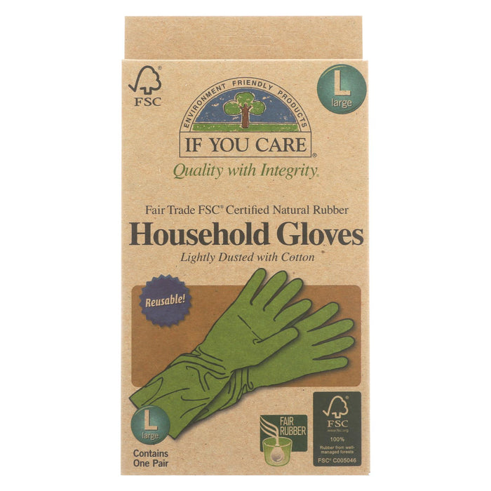 If You Care Household Gloves - Large - 12 Pairs