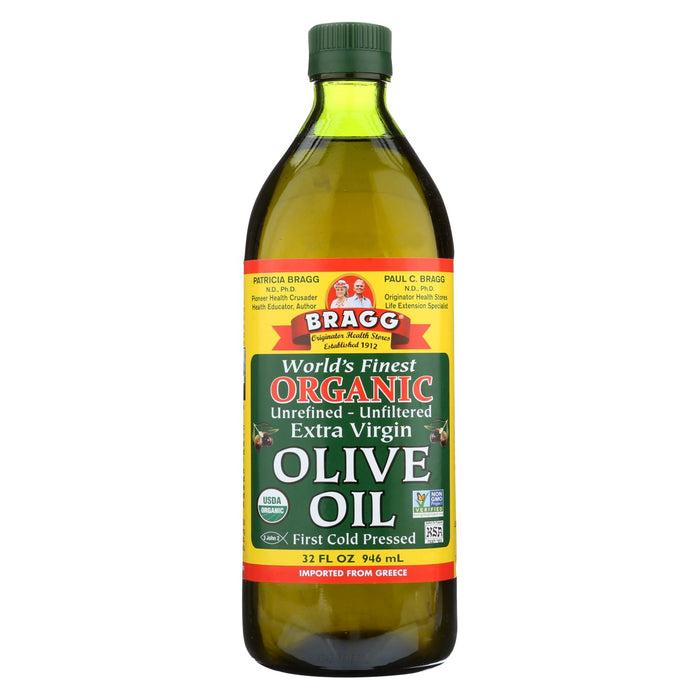 Bragg Olive Oil - Organic - Extra Virgin - 32 Oz - Case Of 12