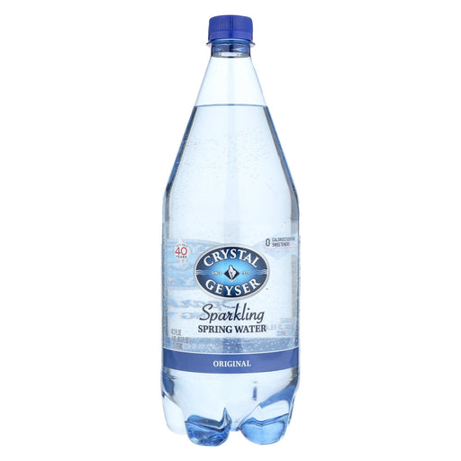 Crystal Geyser Sparkling Mineral Water - Original - Case Of 12 - 1.25 Liter
