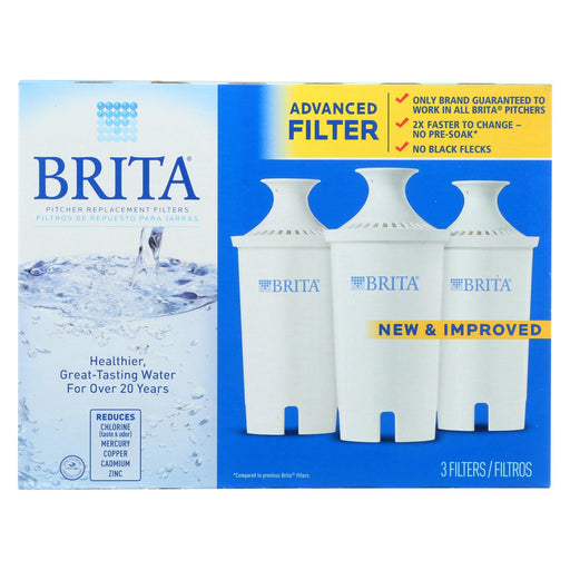 Brita Replacement Pitcher And Dispenser Filter - 3 Pack