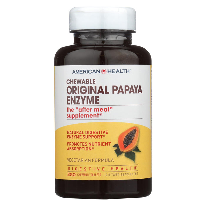 American Health Original Papaya Enzyme Chewable - 250 Tablets
