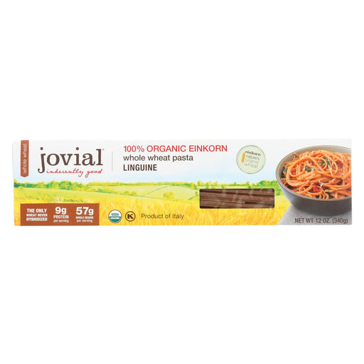 Jovial Whole Wheat Einkorn Pasta - Linguine - Case Of 12 - 12 Oz.