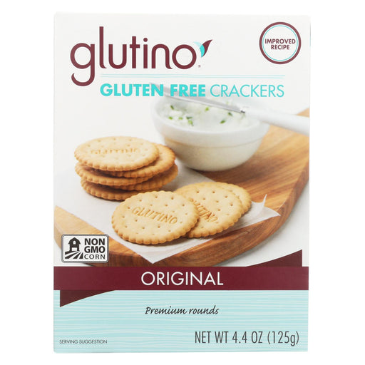 Glutino Original Crackers - Case Of 6 - 4.4 Oz.