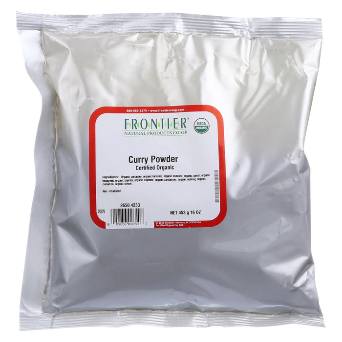 Frontier Herb Curry Powder Seasoning Blend - Organic - Bulk - 1 Lb