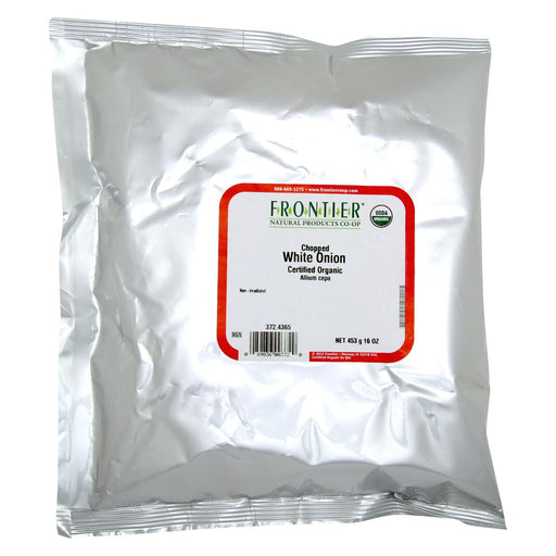 Frontier Herb Onion - Organic - White - Chopped - Bulk - 1 Lb