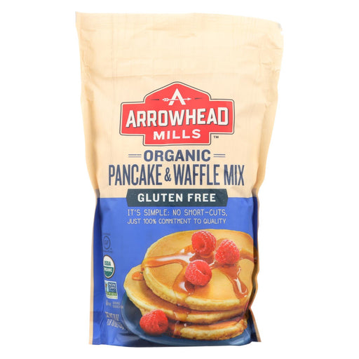 Arrowhead Mills Organic Pancake And Waffle Mix - Case Of 6 - 26 Oz.